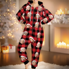Custom Photo Onesie Pajamas - Personalized Christmas Birthday Gifts For Family, Dog Cat Lovers - Wrap Yourself In Pure Holiday Chaos