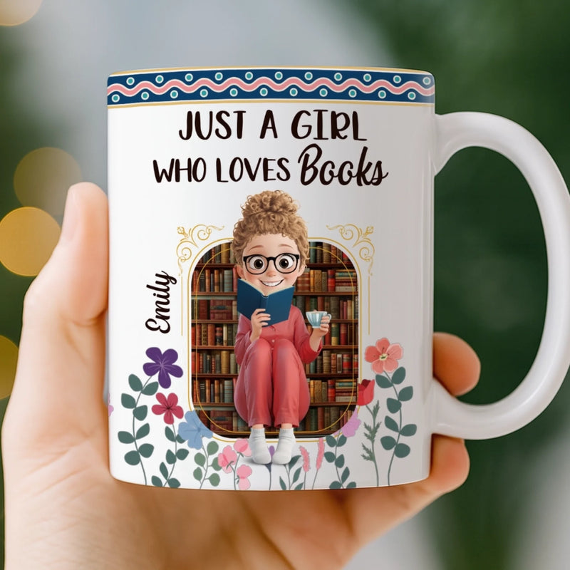 Custom Mug - Personalized Bookish Gifts For Book Lovers, Bookworms, Readers - Readers Never Feel Alone