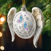Custom Acrylic Ornament - Personalized Christmas Memorial Sympathy Gifts For Loss Of Mom, Dad - Holding You In Gentle Memory