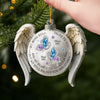 Custom Acrylic Ornament - Personalized Christmas Memorial Sympathy Gifts For Loss Of Mom, Dad - Holding You In Gentle Memory