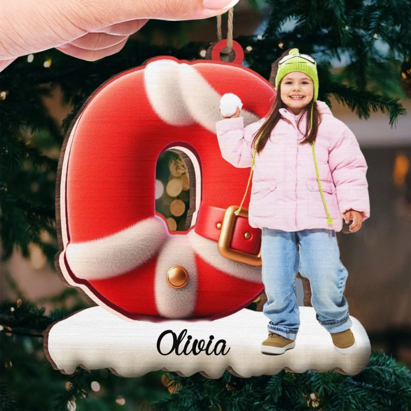 Custom Photo Wood Ornament - Personalized Christmas Birthday Gifts For Mom, Dad, Brother, Sister, Kids - Together We Make Our Story