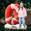 Custom Photo Wood Ornament - Personalized Christmas Birthday Gifts For Mom, Dad, Brother, Sister, Kids - Together We Make Our Story
