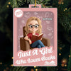 Custom Toy Box Acrylic Ornament - Personalized Bookish Gifts For Book Lovers, Bookworms, Readers  - Living In Many Stories