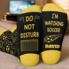 Custom Soccer Crew Socks - Personalized Christmas Birthday Soccer Gifts For Soccer Lovers, Sports Fans, Sports Lovers - Chasing Goals Every Day