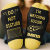 Custom Soccer Crew Socks - Personalized Christmas Birthday Soccer Gifts For Soccer Lovers, Sports Fans, Sports Lovers - Chasing Goals Every Day