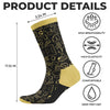 Custom Soccer Crew Socks - Personalized Christmas Birthday Soccer Gifts For Soccer Lovers, Sports Fans, Sports Lovers - Chasing Goals Every Day