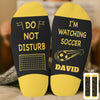 Custom Soccer Crew Socks - Personalized Christmas Birthday Soccer Gifts For Soccer Lovers, Sports Fans, Sports Lovers - Chasing Goals Every Day