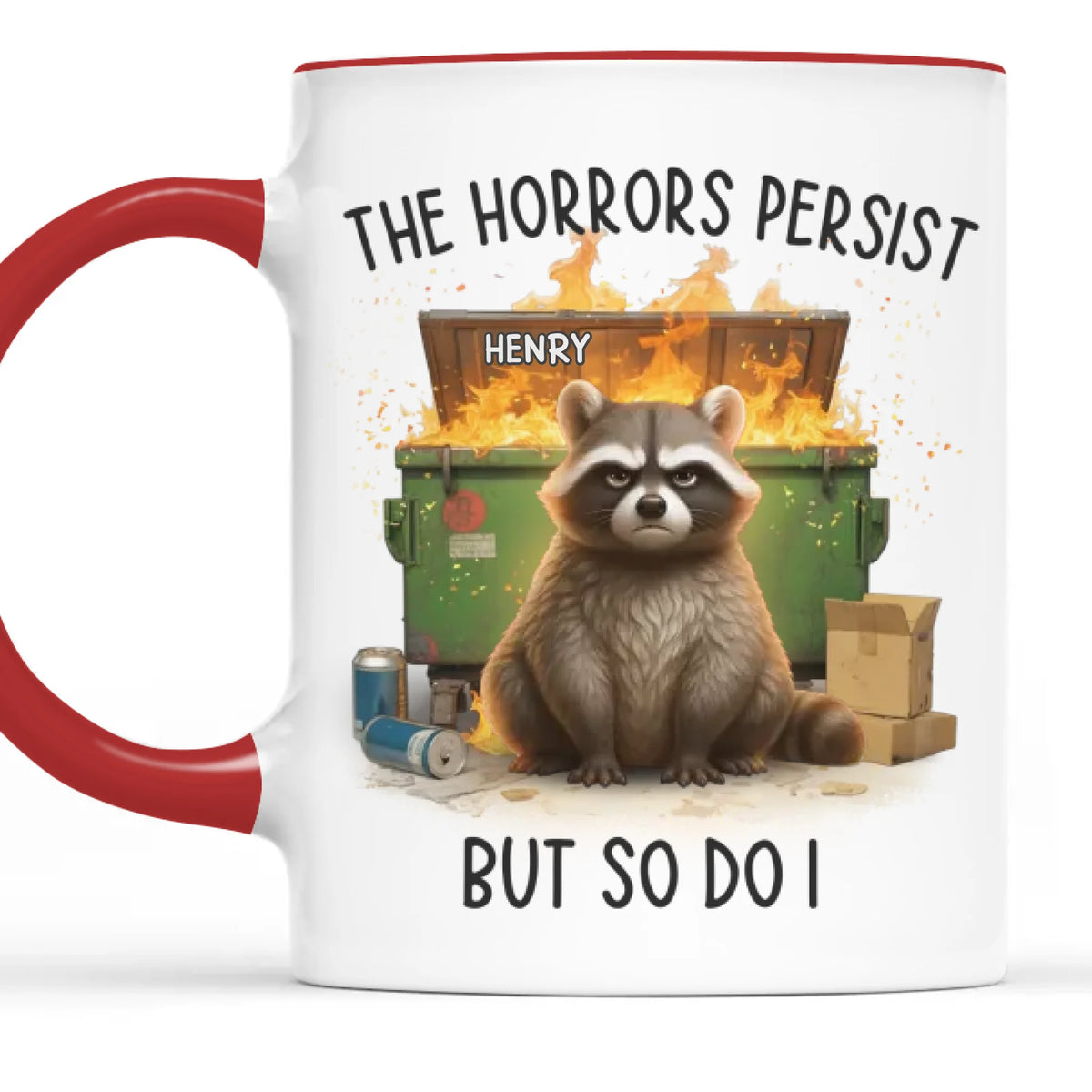 Custom Accent Mug - Personalized Funny Gifts For Best Friends, Family, Coworker, Work Bestie - We Laugh At Everything