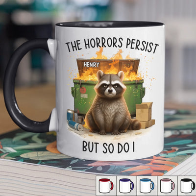 Custom Accent Mug - Personalized Funny Gifts For Best Friends, Family, Coworker, Work Bestie - We Laugh At Everything