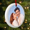 Custom Photo Lenticular Crystal Ornament - Personalized Anniversary Christmas Wedding Gifts For Husband And Wife, Him And Her - Merry & Mine
