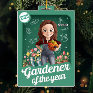 Custom Toy Box Acrylic Ornament - Personalized Birthday Garden Gifts For Gardeners - Life Blossoms In My Garden