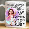 Custom Mug - Personalized Birthday Gifts For Mom, Grandma - Growing Into Someone Truly Amazing