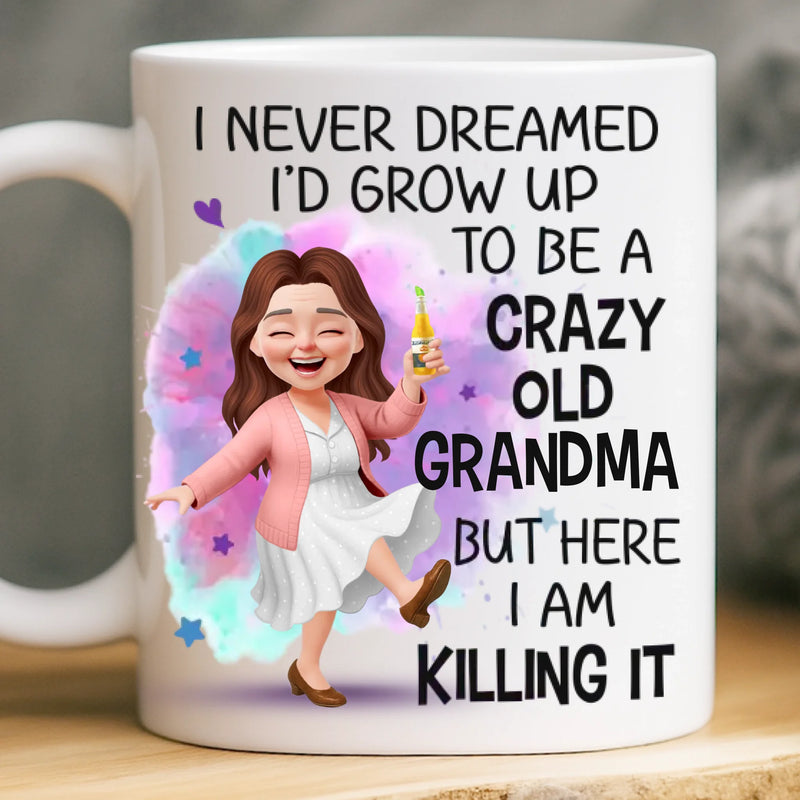 Custom Mug - Personalized Birthday Gifts For Mom, Grandma - Growing Into Someone Truly Amazing