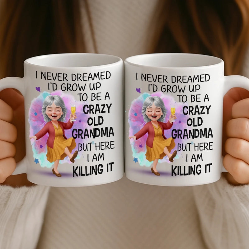 Custom Mug - Personalized Birthday Gifts For Mom, Grandma - Growing Into Someone Truly Amazing
