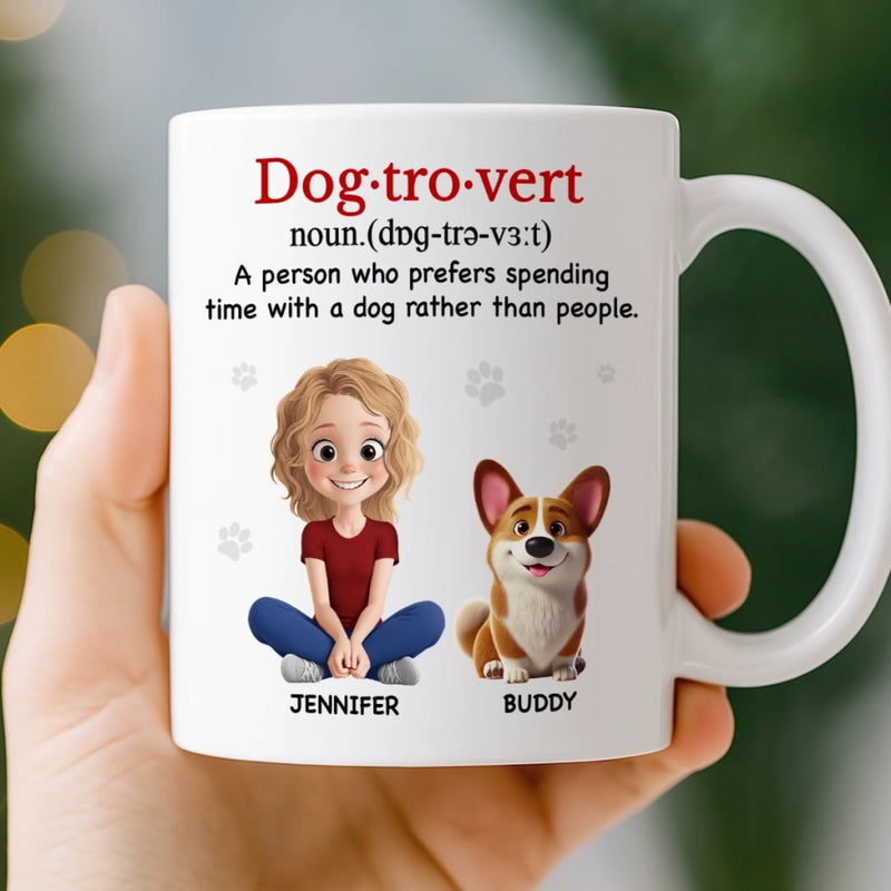 Custom Mug - Personalized Christmas Birthday Gifts For Dog Cat Lovers, Dog Dad And Mom, Cat Owners - You Make My Days Softer