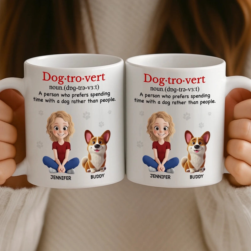 Custom Mug - Personalized Christmas Birthday Gifts For Dog Cat Lovers, Dog Dad And Mom, Cat Owners - You Make My Days Softer