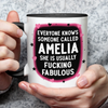 Custom Accent Mug - Personalized Best Friend Birthday Gifts For Women, Besties, Sisters, BFF - Life Feels Lighter With You