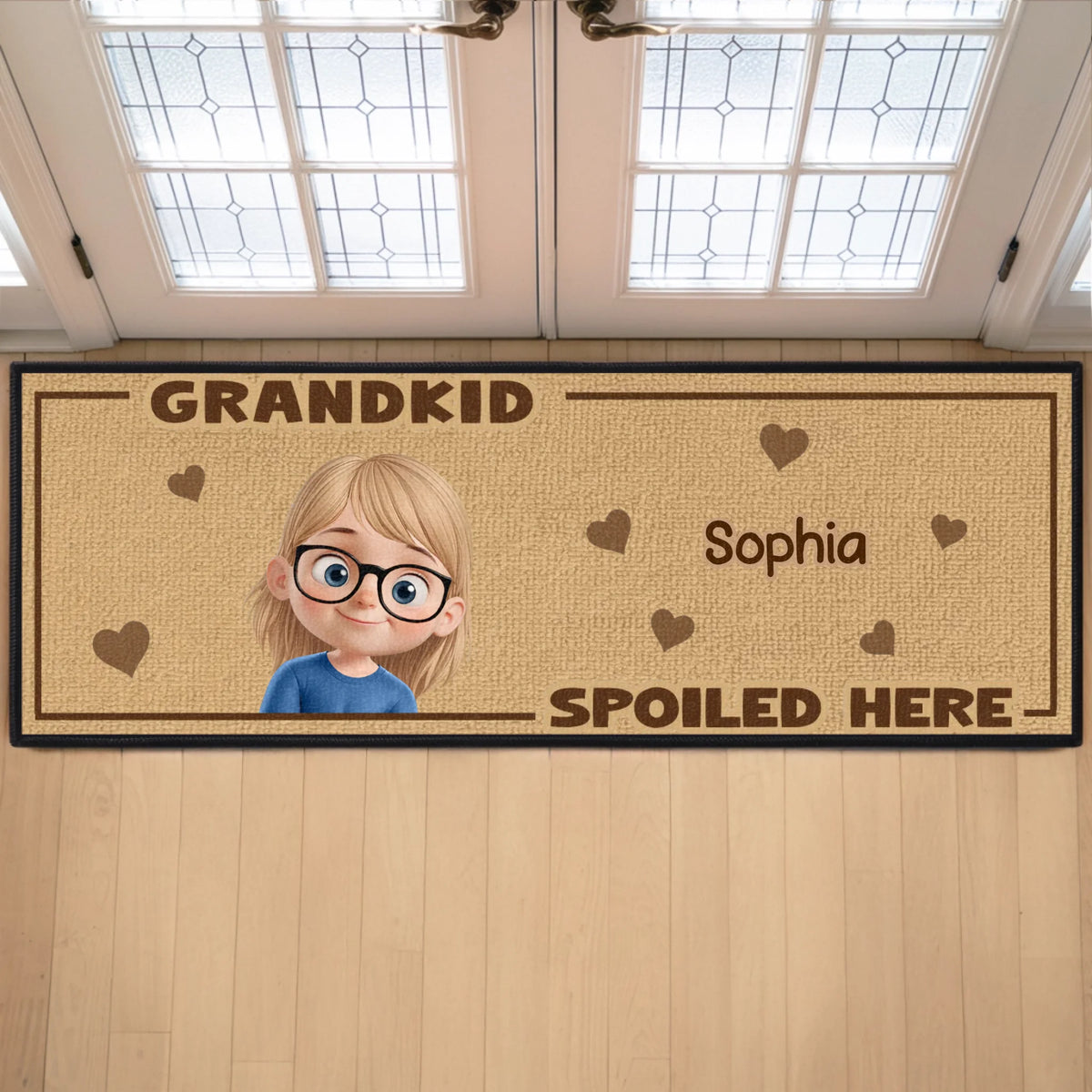Custom Runner Rug - Personalized Birthday Gifts For Grandpa, Grandma ...
