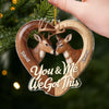 Custom Acrylic Ornament - Personalized Anniversary Christmas Wedding Gifts For Husband And Wife, Him And Her - You’re My Favorite Catch