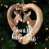 Custom Acrylic Ornament - Personalized Anniversary Christmas Wedding Gifts For Husband And Wife, Him And Her - You’re My Favorite Catch