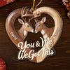 Custom Acrylic Ornament - Personalized Anniversary Christmas Wedding Gifts For Husband And Wife, Him And Her - You’re My Favorite Catch