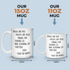 Custom Mug - Personalized Christmas Birthday Gifts For Cat Lovers, Cat Mom And Dad - Daily Dose Of Purr Therapy