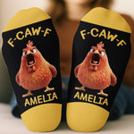 Custom Crew Socks - Personalized Funny Gifts For Best Friends, Family, Coworker, Work Bestie - Stepping Into My Silly Era