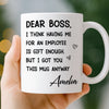 Custom Boss Lady Mug - Personalized Funny Gifts For Coworker, Work Bestie, Boss - Boss Mode On Every Day