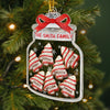 Custom Acrylic Ornament - Personalized Christmas Birthday Gifts For Mom, Dad, Brother, Sister, Kids - Home Is Where We Gather