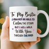 Custom Mug - Personalized Best Friend Birthday Gifts For Women, Besties, Sisters, BFF - Besties Make Life Shine Bright