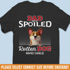 Custom Unisex T-shirt, Premium T-shirt, Hoodie - Personalized Birthday Gifts For Dog Lovers, Dog Dad And Mom - Love You More Than Treats