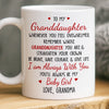 Custom Mug - Personalized Birthday Gifts For Grandma, Granddaughter - Your Strength Lights My Way