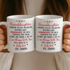 Custom Mug - Personalized Birthday Gifts For Grandma, Granddaughter - Your Strength Lights My Way