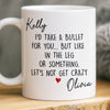 Custom Mug - Personalized Best Friend Birthday Gifts For Women, Besties, Sisters, BFF - Besties Fuel My Soul