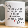 Custom Mug - Personalized Best Friend Birthday Gifts For Women, Besties, Sisters, BFF - Besties Fuel My Soul