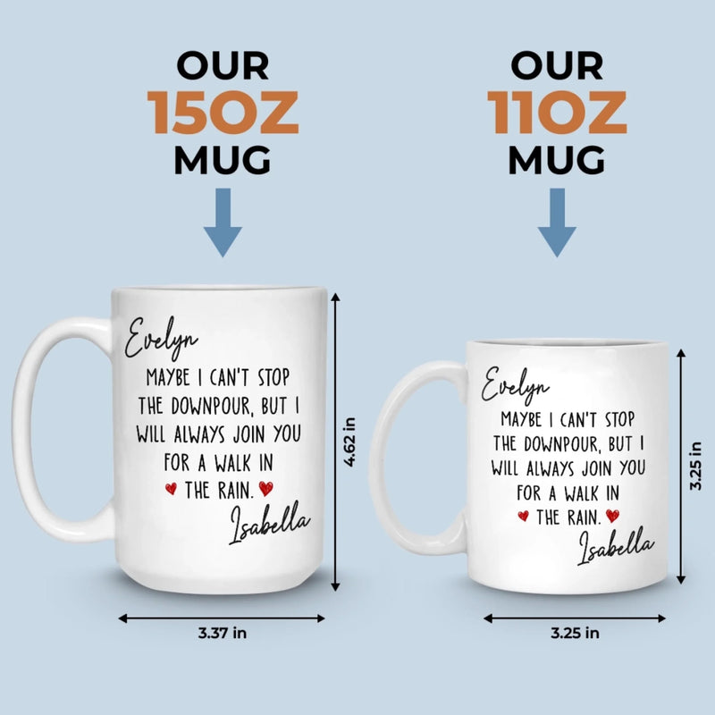 Custom Mug - Personalized Best Friend Birthday Gifts For Women, Besties, Sisters, BFF - Where Friendship Feels Easy