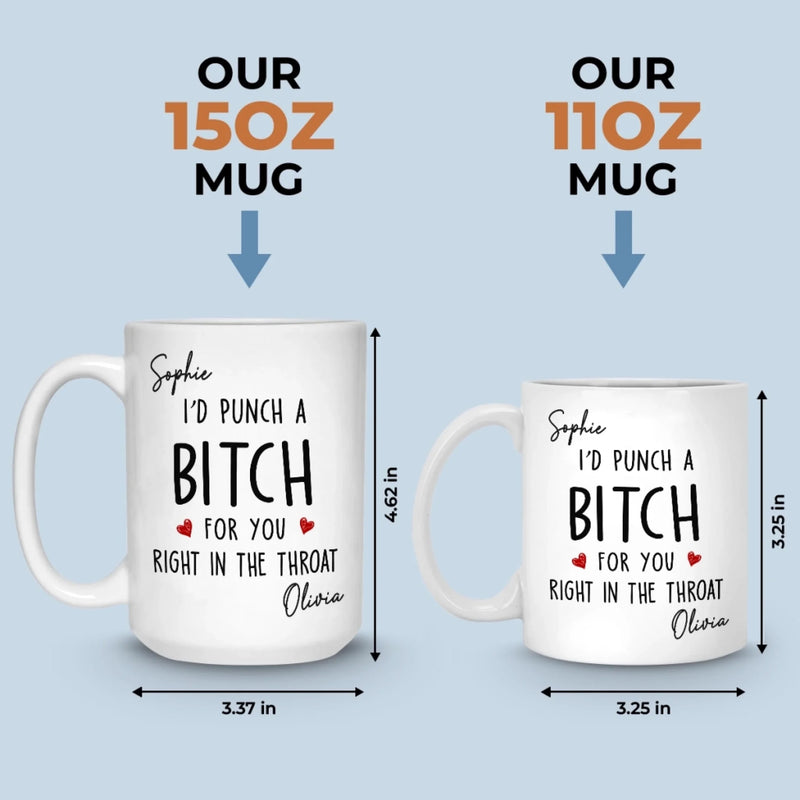 Custom Mug - Personalized Best Friend Birthday Gifts For Women, Besties, Sisters, BFF - Doing Life With You