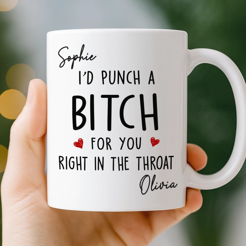Custom Mug - Personalized Best Friend Birthday Gifts For Women, Besties, Sisters, BFF - Doing Life With You