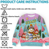 Custom Snowman Unisex Ugly Sweatshirt - Personalized Christmas Birthday Gifts For Mom, Grandma - Grandma And Kids Growing Joy