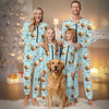 Custom Photo Adult Onesie - Personalized Christmas Birthday Gifts For Dog Cat Lovers, Dog Dad And Mom, Cat Owners - Me And My Dog, The Real Couple Goals