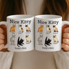 Custom Mug - Personalized Christmas Birthday Gifts For Wife, Coworkers, Friends - Purrfection Comes In Many Forms