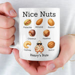 Custom Mug - Personalized Christmas Birthday Gifts For Husband, Coworkers, Friends - A Classy Nut Collection
