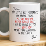 Custom Mug - Personalized Birthday Gifts For Mom, Dad, Son, Daughter - Where Love Begins Daily