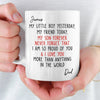 Custom Mug - Personalized Birthday Gifts For Mom, Dad, Son, Daughter - Where Love Begins Daily