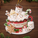 Custom Acrylic Ornament - Personalized Christmas Birthday Gifts For Mom, Dad, Brother, Sister, Kids - Together We Glow This Noel
