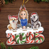 Custom Acrylic Ornament - Personalized Christmas Birthday Gifts For Dog Cat Lovers, Dog Dad And Mom, Cat Owners - All I Want Is My Pets