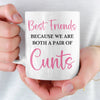 Custom Mug - Personalized Best Friend Birthday Gifts For Women, Besties, Sisters, BFF - Life Upgraded With My Besties