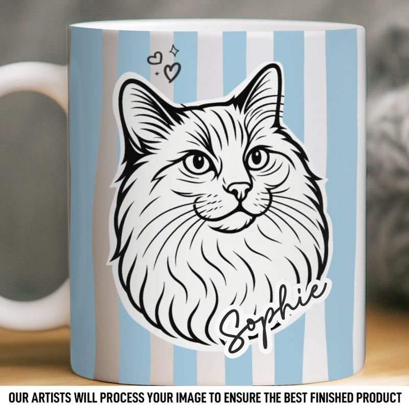 Custom Photo Mug - Personalized Birthday Gifts For Dog Cat Lovers, Dog Dad And Mom, Cat Owners - Pets Make Life Cuter