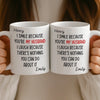 Custom Mug - Personalized Anniversary Christmas Wedding Gifts For Husband And Wife, Him And Her - Wife Life Chose Me