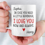 Custom Mug - Personalized Anniversary Christmas Wedding Gifts For Husband And Wife, Him And Her - You’re My Everyday Forever